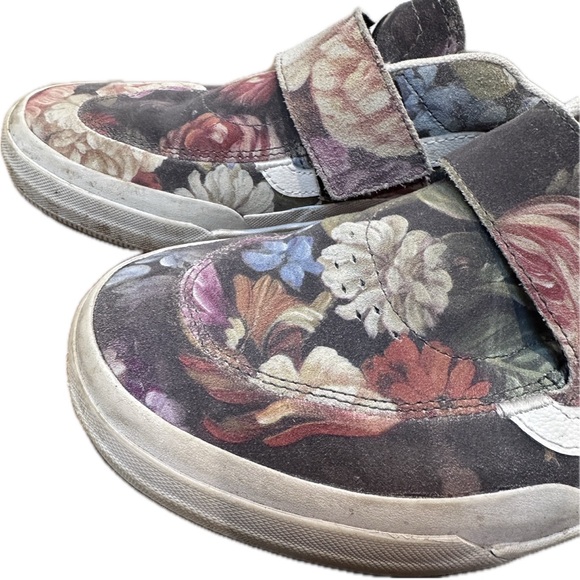Floral Vans mens 7.5/womens 9 - Picture 3 of 4